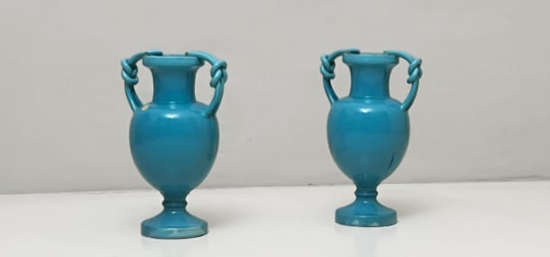 coppia di vasi vintage anni40 francesi a2 044 C 